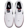 NIKE AIR FORCE 1 '07 LV8 WHITE/OBSIDIAN-HABANERO RED