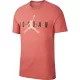 JORDAN AIR WORDMARK TEE CANYON PINK/BLACK/PINK QUARTZ