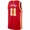 NIKE X NBA TRAE YOUNG ATLANTA HAWKS ICON SWINGMAN JERSEY UNIVERSITY RED/YOUNG TRAE