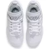 JORDAN WHY NOT ZER0.4 (GS) WHITE/METALLIC SILVER-WHITE
