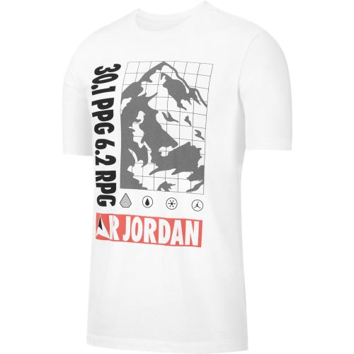 JORDAN LS MOUNTAINSIDE CREW WHITE/RED