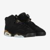 AIR JORDAN 6 RETRO DMP (GS) BLACK/METALLIC GOLD-BLACK