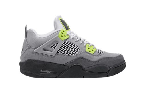AIR JORDAN 4 RETRO SE COOL GREY/VOLT-WOLF GREY-ANTHRACITE