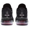 NIKE LEBRON XVIII LOW BLACK/WHITE-UNIVERSITY RED