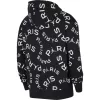 JORDAN PSG FLC PO HOODIE AOP BLACK/METALLIC GOLD