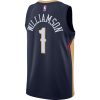 NIKE X NBA ZION WILLIAMSON NEW ORLEANS PELICANS SWINGMAN JERSEY COLLEGE NAVY/CLUB GOLD/WILLIAMSON ZION