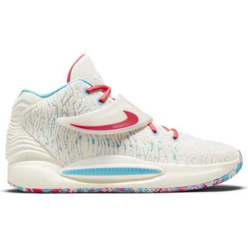 NIKE KD14 CASHMERE/MULTI-COLOR-WHITE
