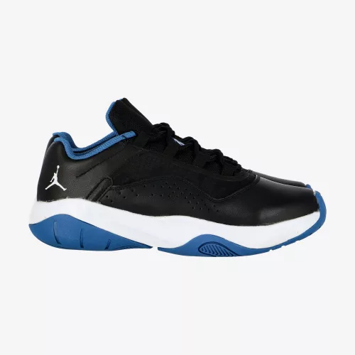 AIR JORDAN 11 CMFT LOW (GS) BLACK/WHITE-DK MARINA BLUE