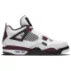 AIR JORDAN 4 RETRO PSG WHITE/BORDEAUX-NEUTRAL GREY-BLACK