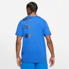 JORDAN JDN AIR STRETCH TEE GAME ROYAL/MIDNIGHT NAVY/WHITE