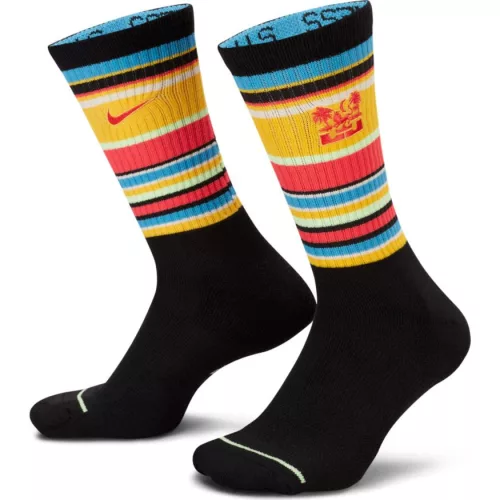 NIKE LEBRON JAMES EVERYDAY CREW BLACK/FUSION RED