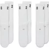 JORDAN ESSENTIALS SOCKS 3PR WHITE/BLACK
