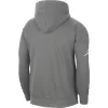 JORDAN BROOKLYN NETS COURTSIDE STATEMENT FLEECE PULLOVER DARK STEEL GREY