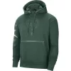 JORDAN MILWAUKEE BUCKS COURTSIDE STATEMENT FLEECE PULLOVER FIR