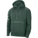 JORDAN MILWAUKEE BUCKS COURTSIDE STATEMENT FLEECE PULLOVER FIR