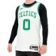 NIKE X NBA JAYSON TATUM BOSTON CELTICS CLASSIC EDITION:YEAR ZERO SWINGMAN JERSEY WHITE/CLOVER/TATUM JAYSON