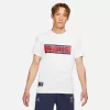 JORDAN X PARIS SAINT-GERMAIN WORDMARK TEE WHITE