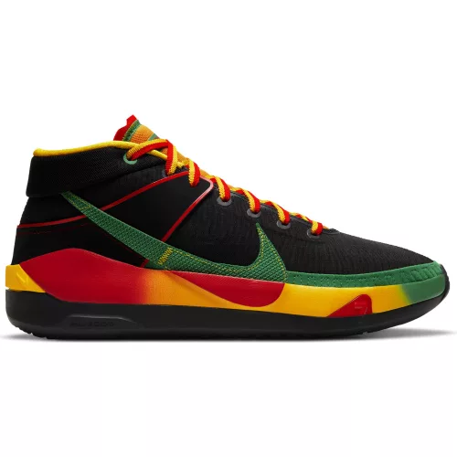 NIKE KD13 BLACK/UNIVERSITY RED-LUCKY GREEN
