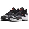 JORDAN ONE TAKE 3 BLACK/BRIGHT CRIMSON-WHITE-GREY FOG