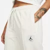 JORDAN WOMEN'S ESSENTIALS FLEECE PANT SUMMIT WHITE/HTR/CELESTINE BLUE