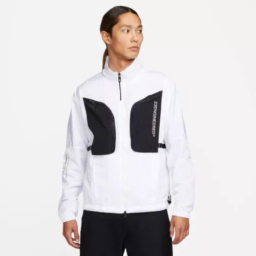 JORDAN 23 ENGINEERED STATEMENT TRACK JACKET WHITE/BLACK