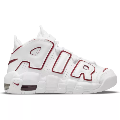 NIKE AIR MORE UPTEMPO (GS) WHITE/VARSITY RED