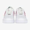 NIKE AIR FORCE 1 WHITE/UNIVERSITY RED-NOBLE GREEN