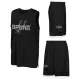 NBA San Antonio Spurs Tank & Short Poly Interlock TA Set Black