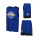 NBA Golden State Warriors Tank & Short Poly Interlock Set Blue 6-7YR