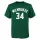 Nike NBA Milwaukee Bucks Antetokounmpo Giannis Name And Number SS Tee Green