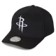 Mitchell & Ness Black & White Logo 110 Snapback Houston Rockets BLACK