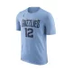 Jordan Memphis Grizzlies Statement Edition - Ja Morant T-Shirt Blue