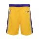 Nike NBA Los Angeles Lakers  Replica Short Yellow