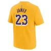 NIKE NBA LOS ANGELES LAKERS LEBRON JAMES BOYS ICON N&N TEE AMARILLO S