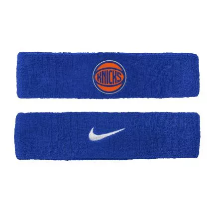 Nike NBA New York Knicks Single Solid Team Logo Headband Junior Blue ONE