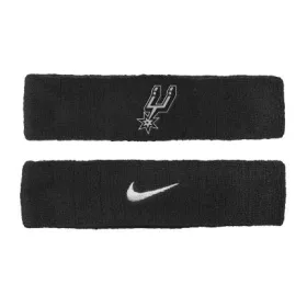   Nike NBA San Antonio Spurs Single Solid Team Logo Headband Junior Black