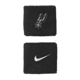   Nike NBA San Antonio Spurs Solid Team Logo Wristbands Junior Black