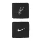 Nike NBA San Antonio Spurs Solid Team Logo Wristbands Junior Black ONE