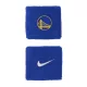 Nike NBA Golden State Warriors Solid Team Logo Wristbands Junior Blue ONE