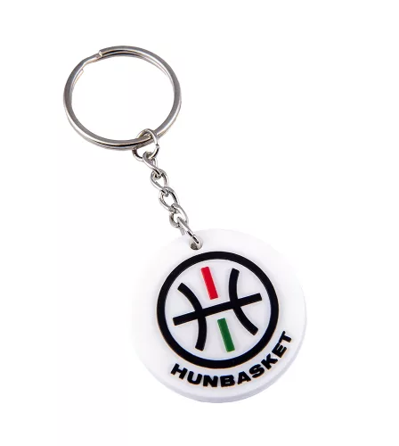 Hunbasket Kulcstartó gumi 3D Fehér