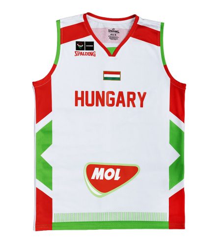 Hunbasket 2026 Férfi Válogatott Hivatalos mérkőzés mez fehér M