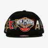 MITCHELL & NESS NEW ORLEANS PELICANS HYPE TYPE SNAPBACK BLACK