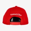 MITCHELL & NESS NBA CHICAGO BULLS TEAM GROUND 2.0 STRETCH HWC SNAPBACK RED