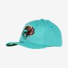 MITCHELL & NESS NBA VANCOUVER GRIZZLIES TEAM GROUND 2.0 STRETCH HWC SNAPBACK TEAL