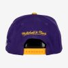 MITCHELL & NESS LOS ANGELES LAKERS Mens High Crown Structured Snapback Purple