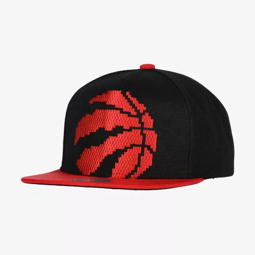 MITCHELL & NESS TORONTO RAPTORS Mens High Crown Structured Snapback RED/BLACK