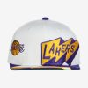 MITCHELL & NESS LOS ANGELES LAKERS FAST TIMES SNAPBACK White