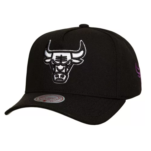 Mitchell & Ness NBA Chicago Bulls 404 Club Neon Pro Snapback Black ONE