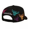 Mitchell & Ness NBA Chicago Bulls 404 Club Neon Pro Snapback Black ONE