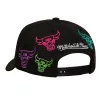 Mitchell & Ness NBA Chicago Bulls 404 Club Neon Pro Snapback Black ONE
